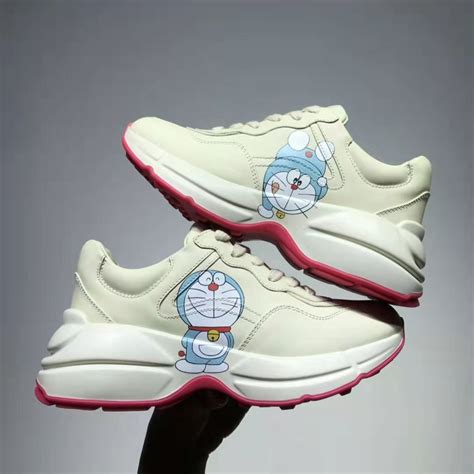 gucci x doraemon sneakers|Gucci Doraemon rhyton sneakers.